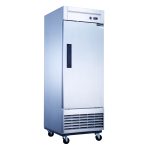 D28R Single Door Commercial Refrigerator in Stainless Steel