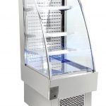 24″ Grab-and-Go Open Refrigerated Floor Display Showcase, 230 L (8.12 cu.ft.), Silver – 110 V, 1.65 HP (1230 W)