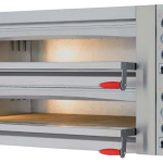 Trento Fuoco Series 57″ Double Chamber Pizza Oven with 41.3″ Chamber, Mechanical Display – 18 kW, 220 V, 3 Ph
